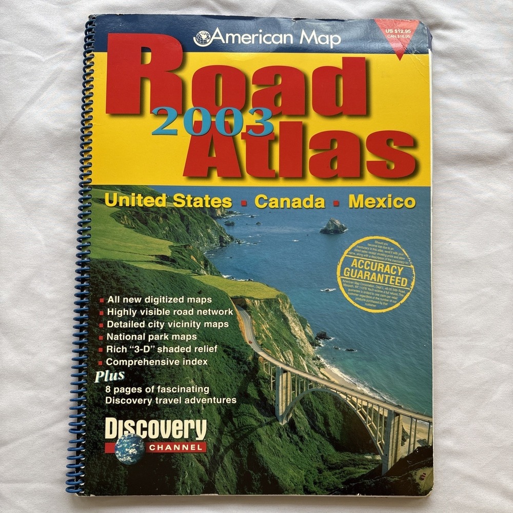 American Map 2003 Road Atlas : United States,‎ Canada, Mexico (United States...